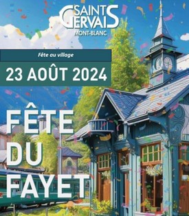 Invitation Fête du village au Fayet, Exposition de nos voitures 23 août 2024 