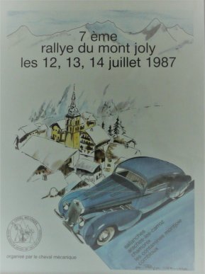 Le Rallye du Mont Joly 1987